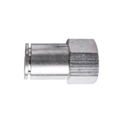Metal Pu Fitting Straight 12mm 3/8